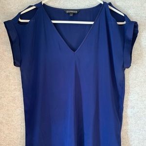 Express Dress Shirt Royal Blue